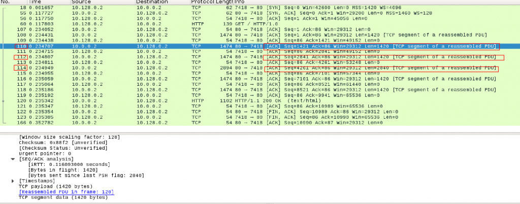 using packet sender to get ascii html